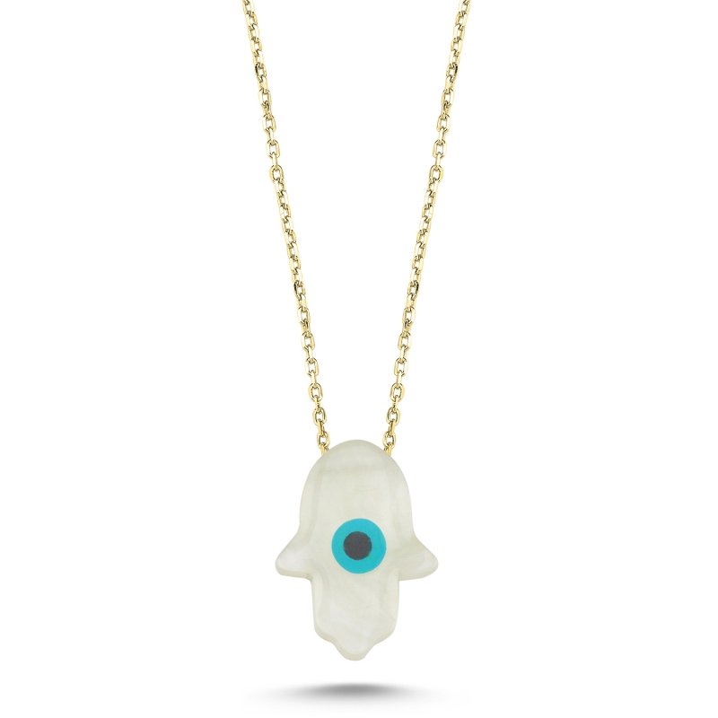 Hamsa & Evil Eye Necklace - N102494