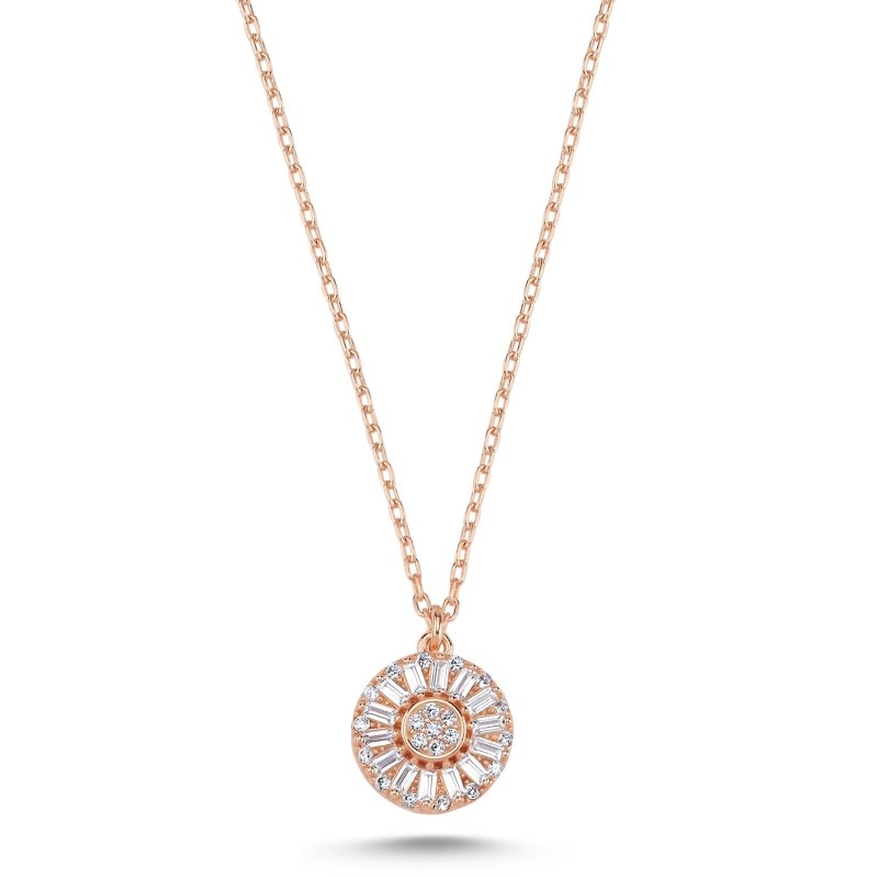 Baget Zirkon Taşlı Kolye - N102595