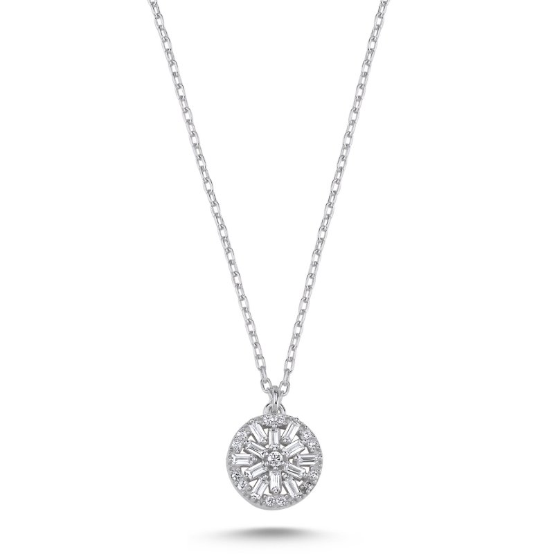Baguette CZ Necklace - N102598