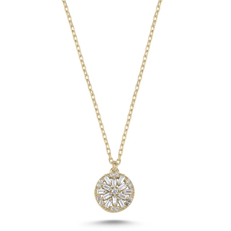 Baguette CZ Necklace - N102598