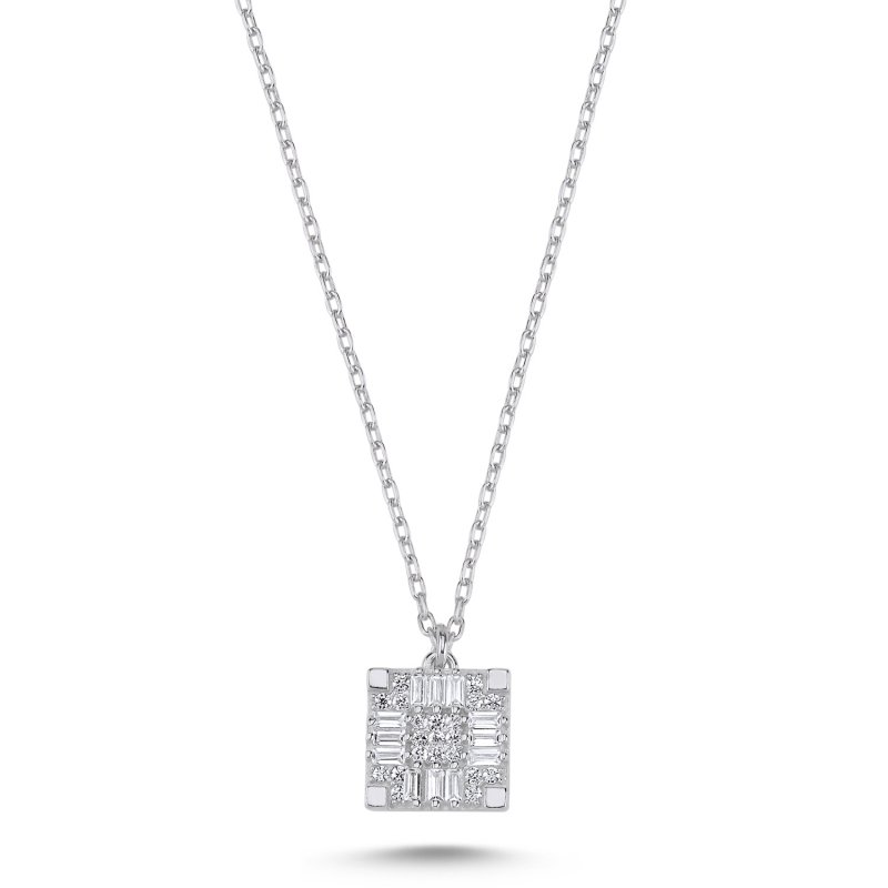 Baget Zirkon Taşlı Kolye - N102600