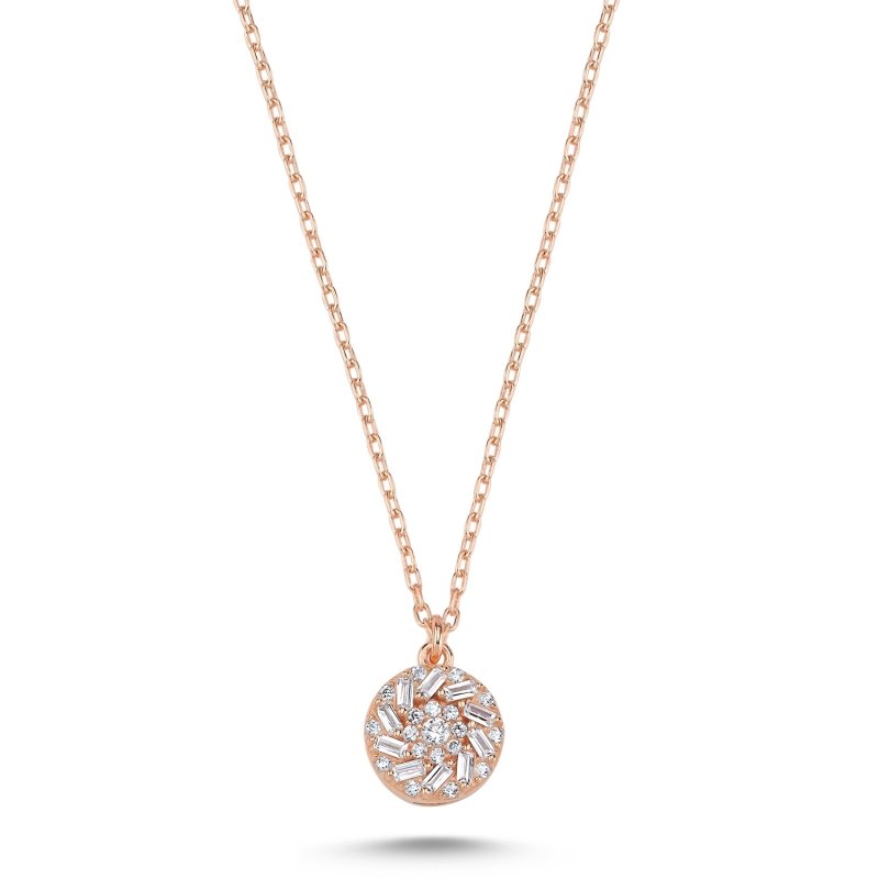 Baguette CZ Necklace - N102602