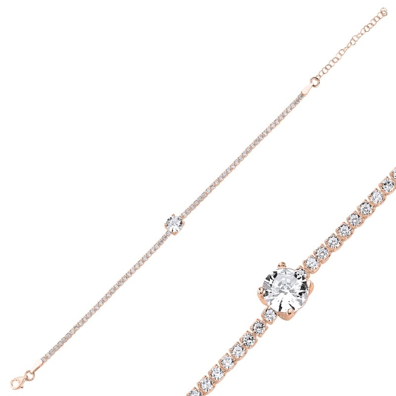 CZ Tennis Bracelet - B102639