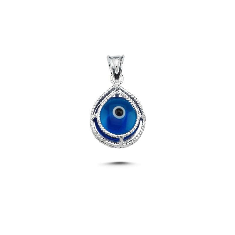 Evil Eye Filigree Teardrop Pendant - P102780