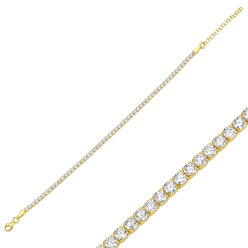 Tennis 2.5mm CZ Bracelet - B102991