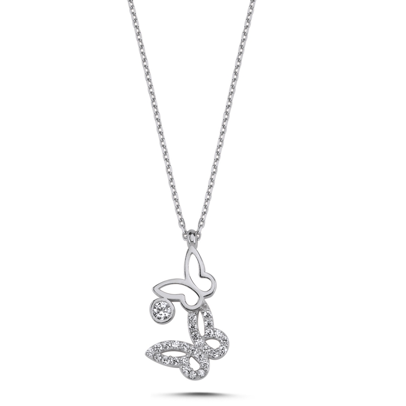 Butterfly CZ Necklace - N103000