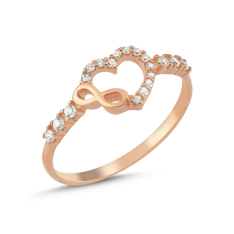 Heart & Infinity CZ Ring - R103121