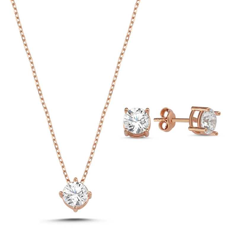 Tektaş 6mm Zirkon Taşlı Set - S103160