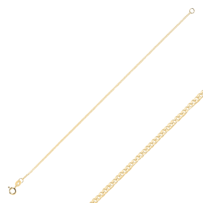 40 Micron Curb Chain Bracelet - CH103213