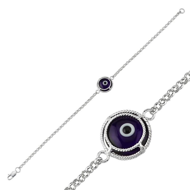 Evil Eye Filigree Round Bracewelet - B103281