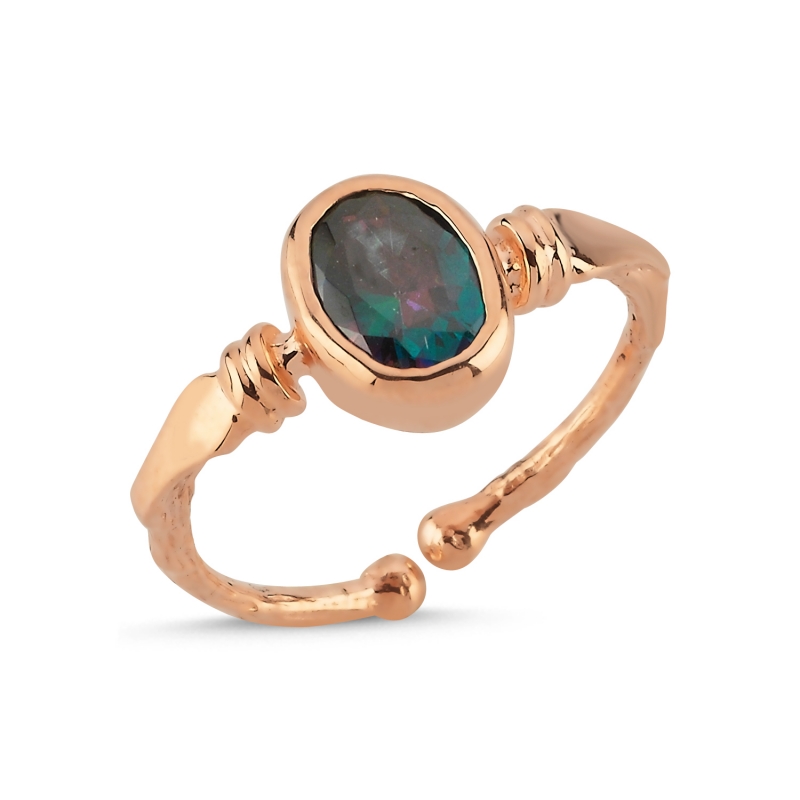 Mystic Topaz Adjustable Size Ring - R103300