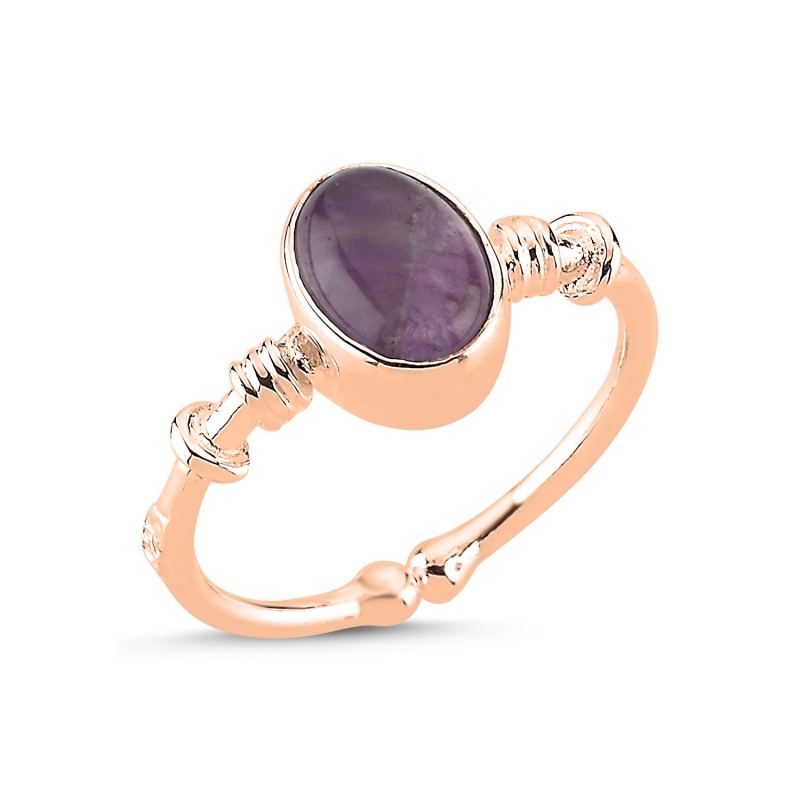 Amethyst Adjustable Size Ring - R103304