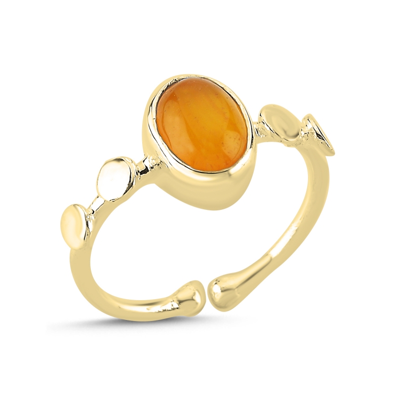 Sunstone Adjustable Size Ring - R103307