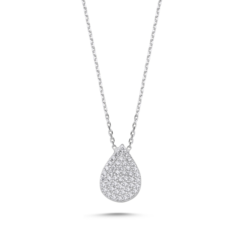 CZ Drop Necklace - N103379