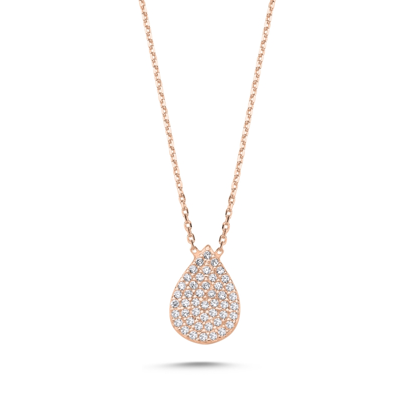 CZ Drop Necklace - N103379