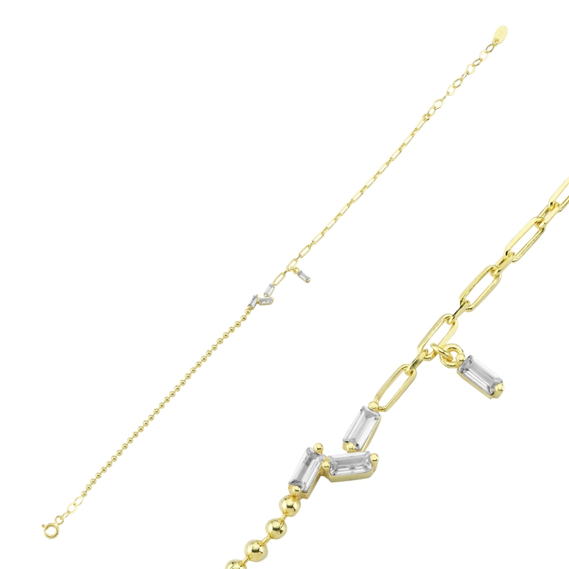Baguette CZ Bracelet - B103489