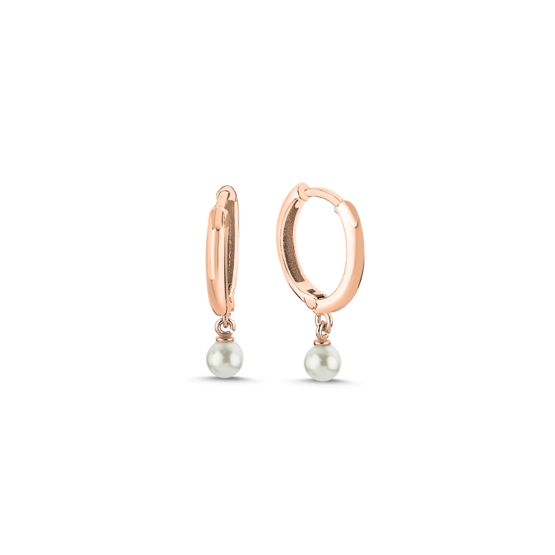 4mm Pearl Huggie Hoop Earrings - E103542