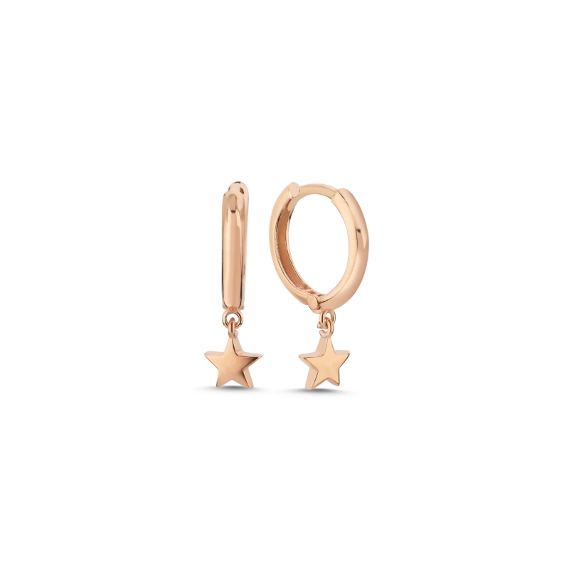 Star Huggie Hoop Earrings - E103546