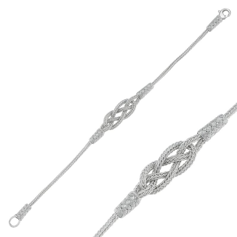 Infinity Kazaz Hand Knitted Bracelet - B103589