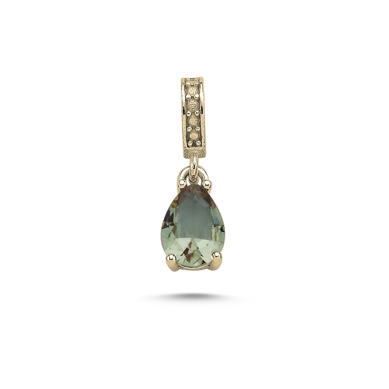 6x8mm Teardrop Zultanite CZ Solitaire Pendant - P103792