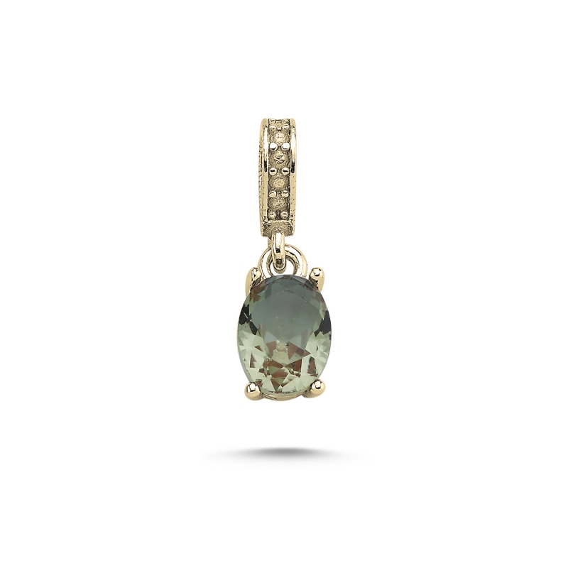 6x8mm Oval Zultanite CZ Solitaire Pendant - P103794
