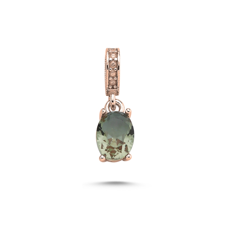 6x8mm Oval Zultanite CZ Solitaire Pendant - P103794