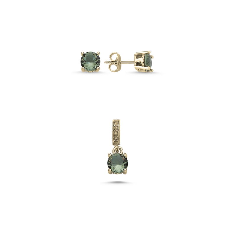 6mm Round Zultanite CZ Solitaire Set - S103796