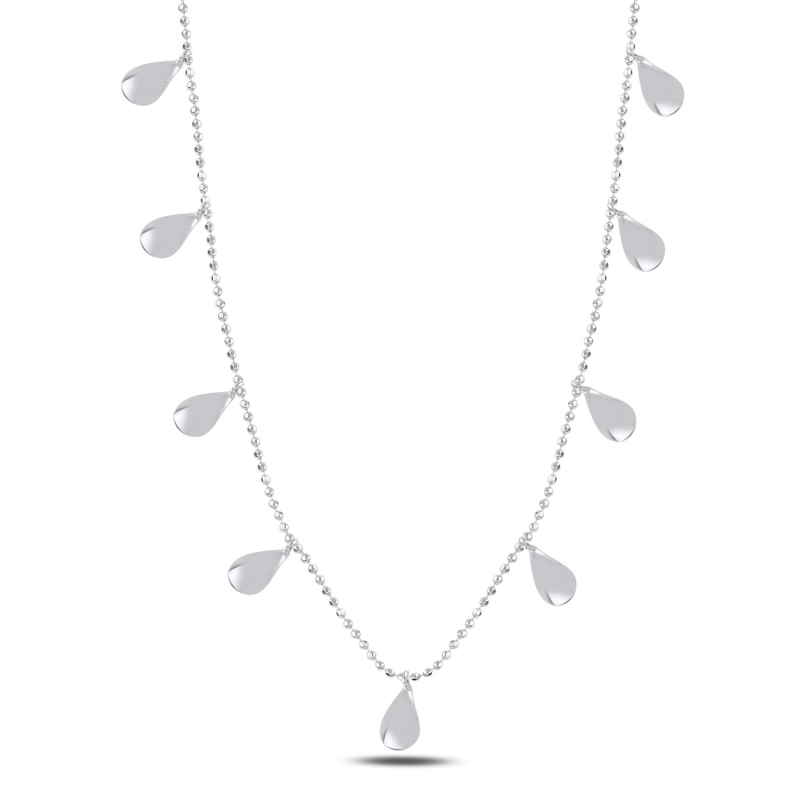 Teardrop Dangle Charm Necklace - N103841