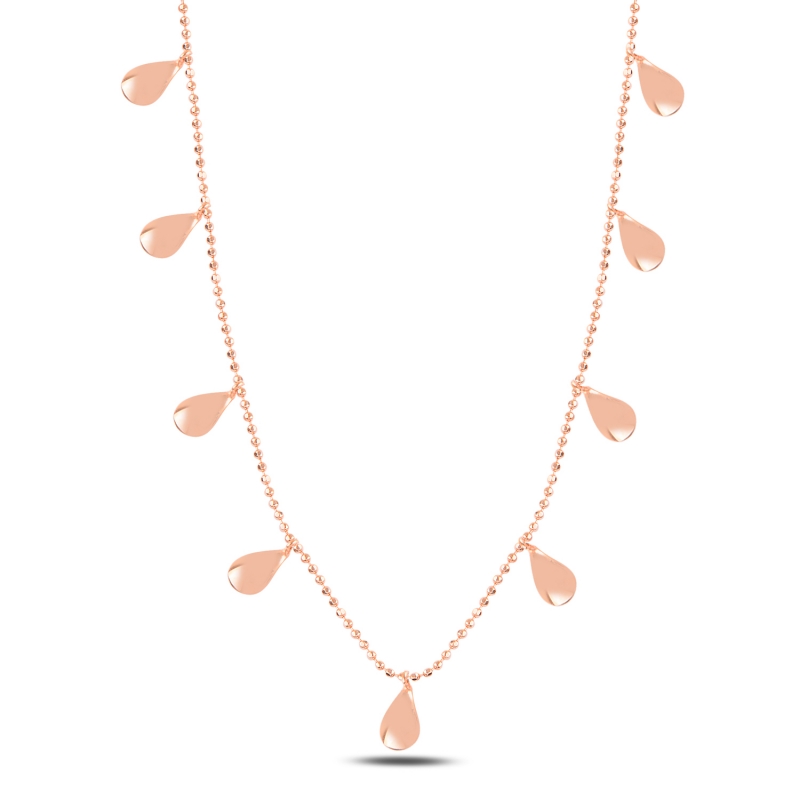Teardrop Dangle Charm Necklace - N103841
