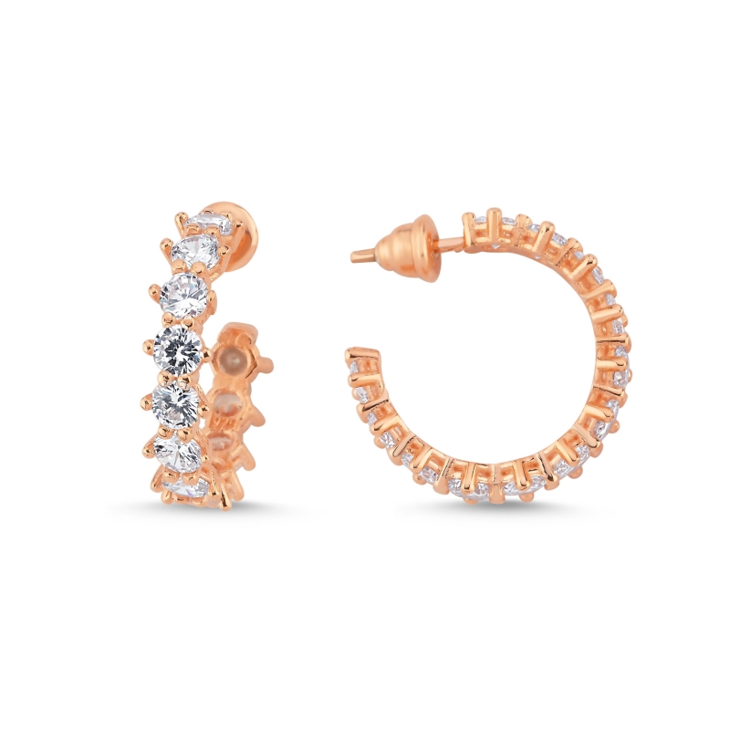 Eternity CZ Hoop Earrings - E103854