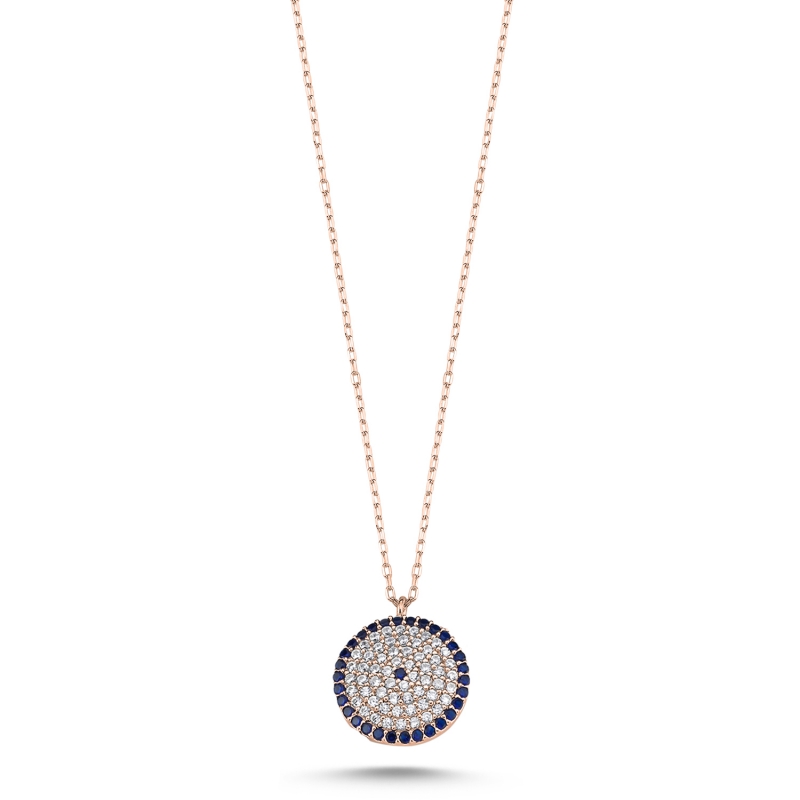 Evil Eye CZ Necklace - N104026