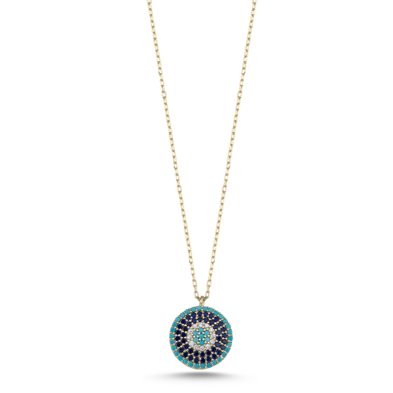 Evil Eye CZ Necklace - N104028