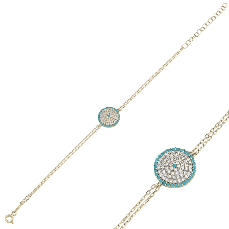 Evil Eye CZ Bracelet - B104030