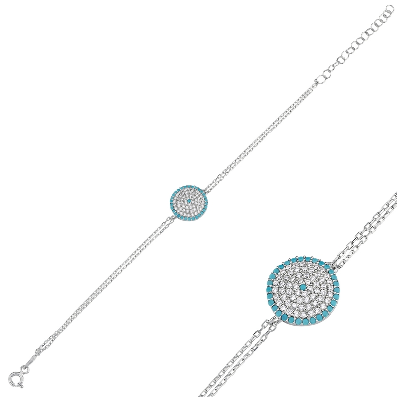 Evil Eye CZ Bracelet - B104030