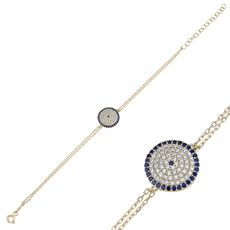 Evil Eye CZ Bracelet - B104031