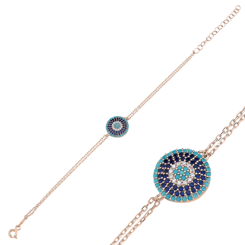 Evil Eye CZ Bracelet - B104033
