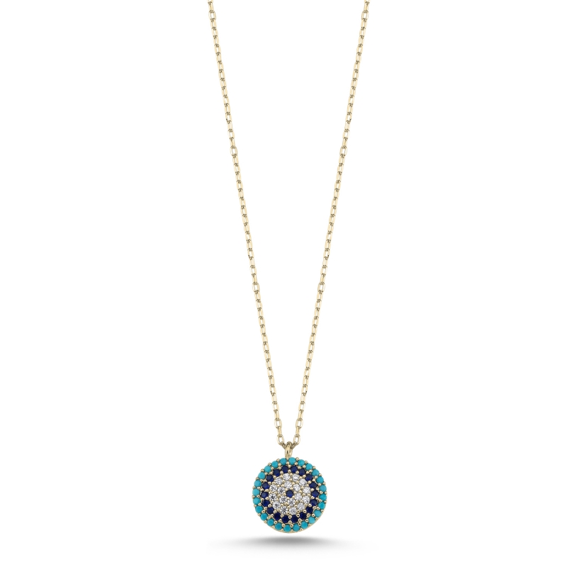Evil Eye CZ Necklace - N104037