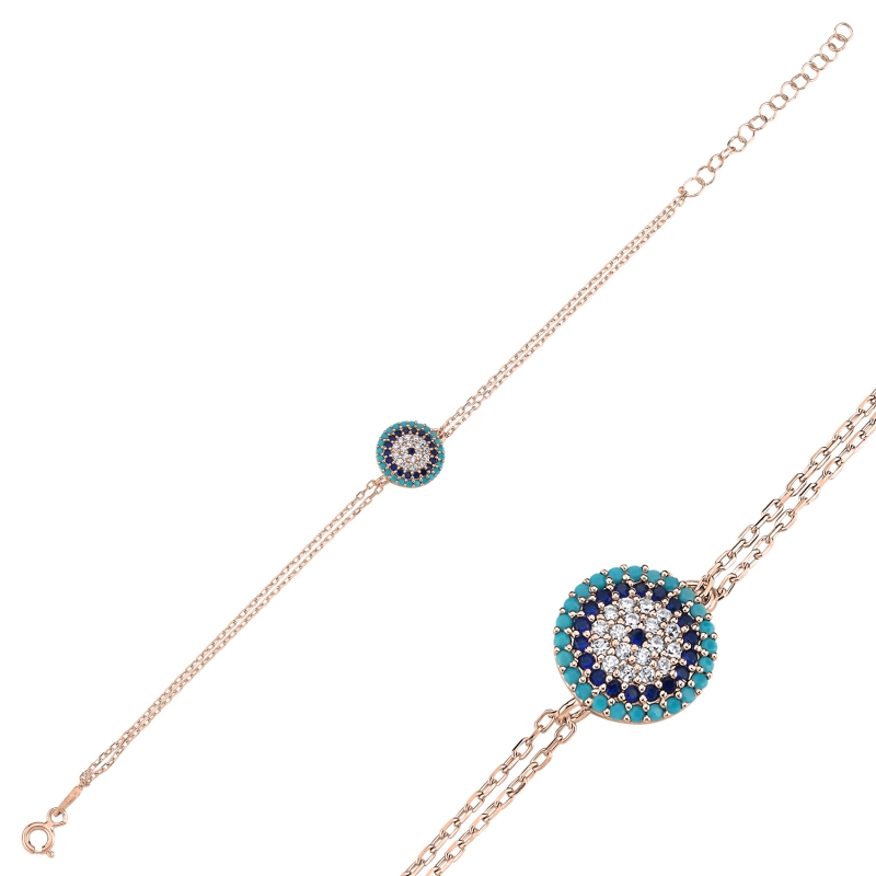Evil Eye CZ Bracelet - B104040