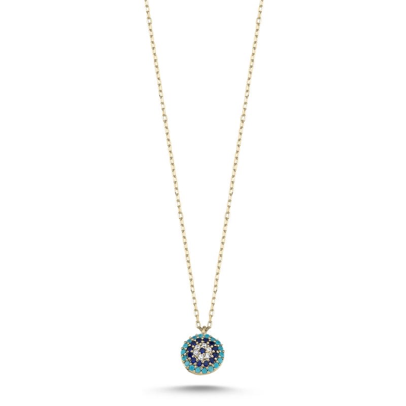 Evil Eye CZ Necklace - N104043