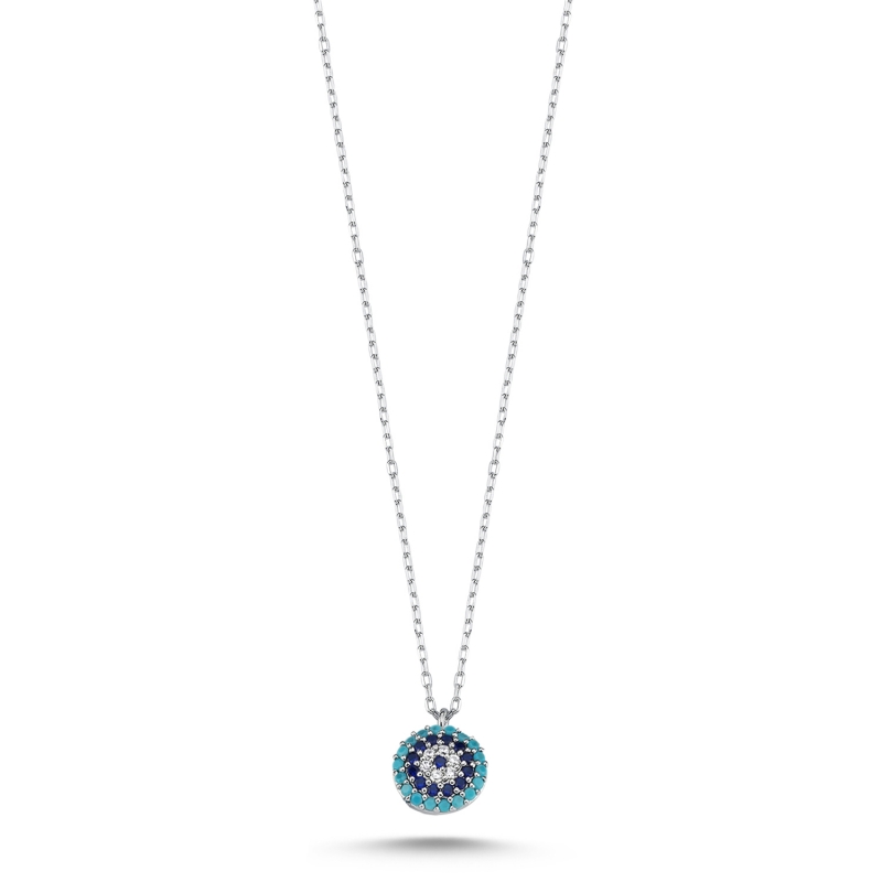 Evil Eye CZ Necklace - N104043