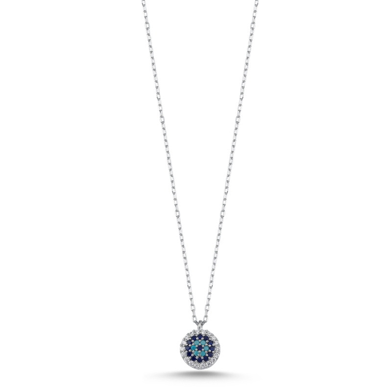 Evil Eye CZ Necklace - N104044
