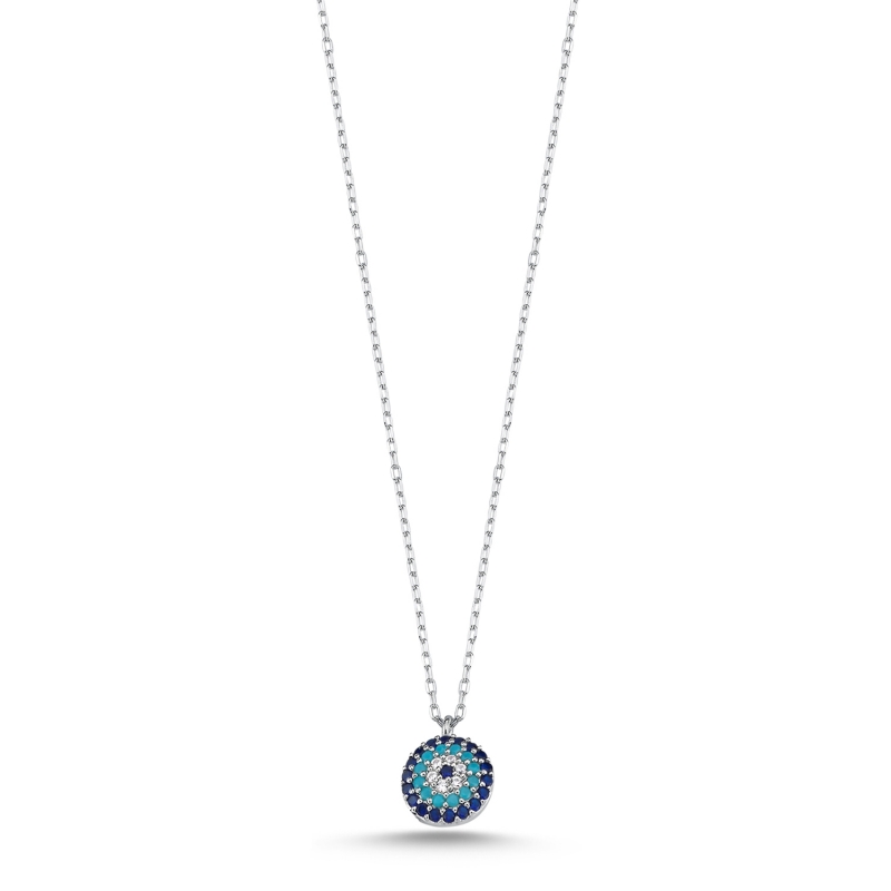 Evil Eye CZ Necklace - N104046