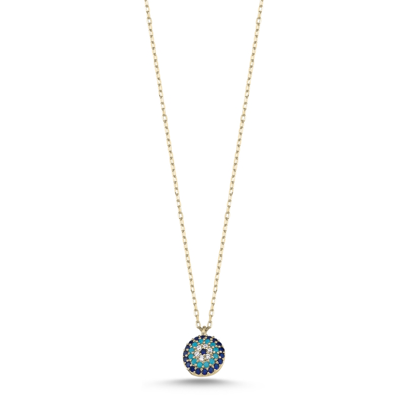 Evil Eye CZ Necklace - N104046
