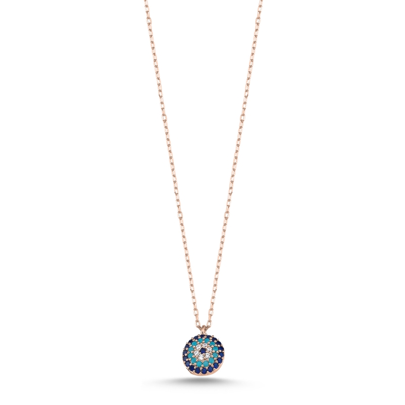 Evil Eye CZ Necklace - N104046