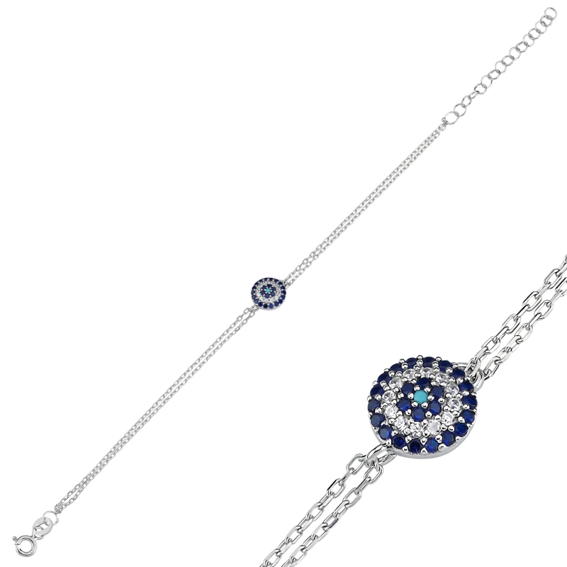 Evil Eye CZ Bracelet - B104047
