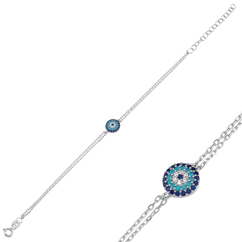 Evil Eye CZ Bracelet - B104051