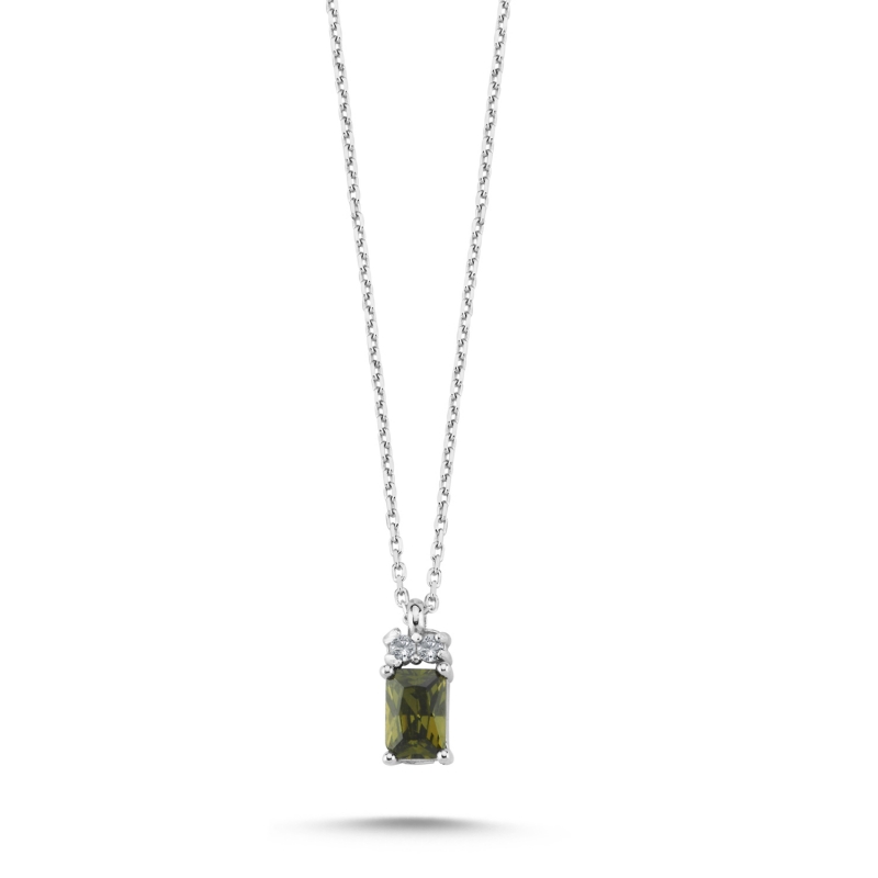 CZ Halo Necklace - N104367