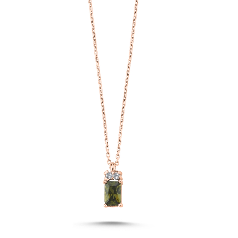 CZ Halo Necklace - N104367