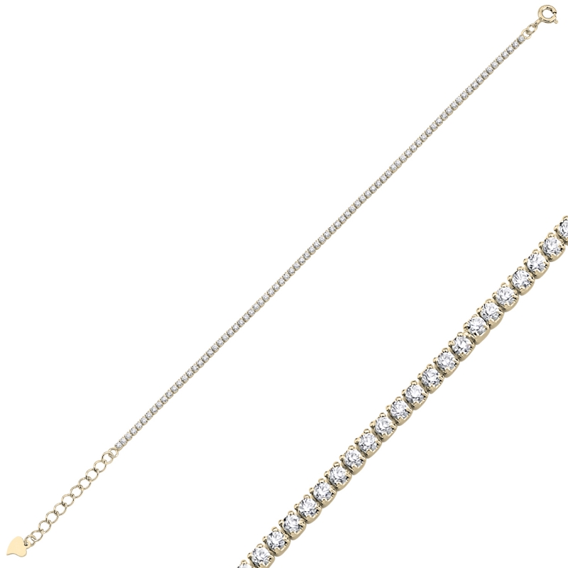 1.50mm CZ Tennis Bracelet - B104436