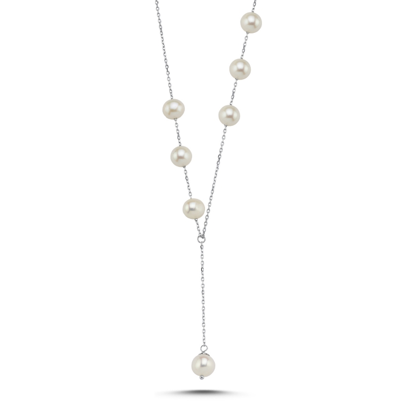 Real Pearl Y Necklace - N104518